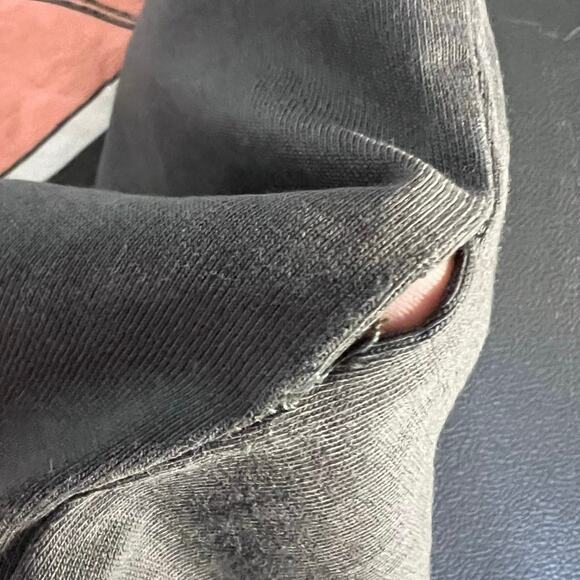 American Garage Cotton Boxy Fit Discharge Print Tee Beluga New York Size L - Picture 8 of 8